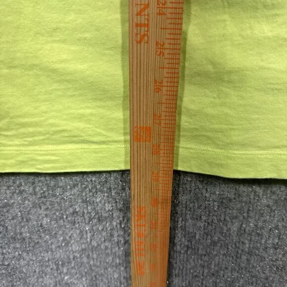 Zara Men's Tshirt LG Winky‎ Face Neon Green Party Leisure - Picture 8 of 8